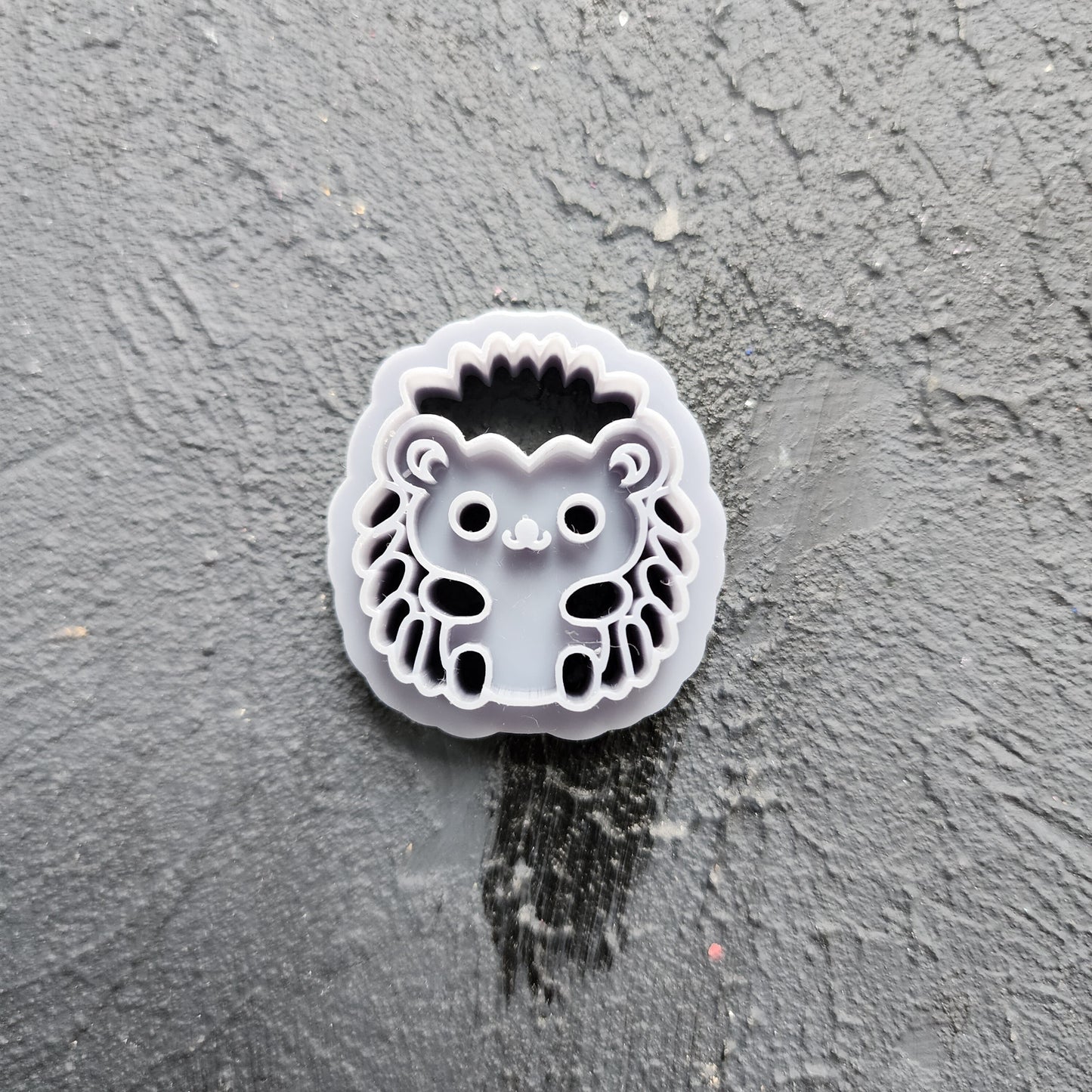 Polymer Clay cutters Stud earrings clay cutters Earrings mold Polymer clay tool Animals cutter "Hedgehog" sharp cutter stamp Jewelry cutter