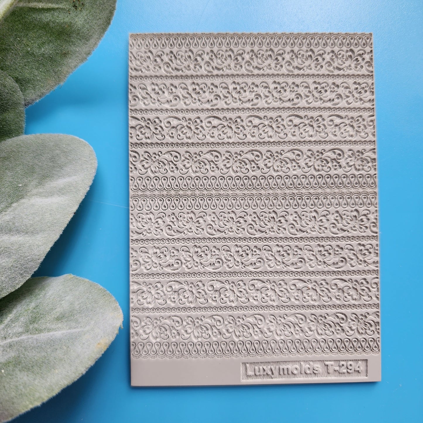 Polymer clay Texture tile Texture mat Clay stamp Polymer clay texture stencils "Vintage" design clay texture Rubber mat T-294