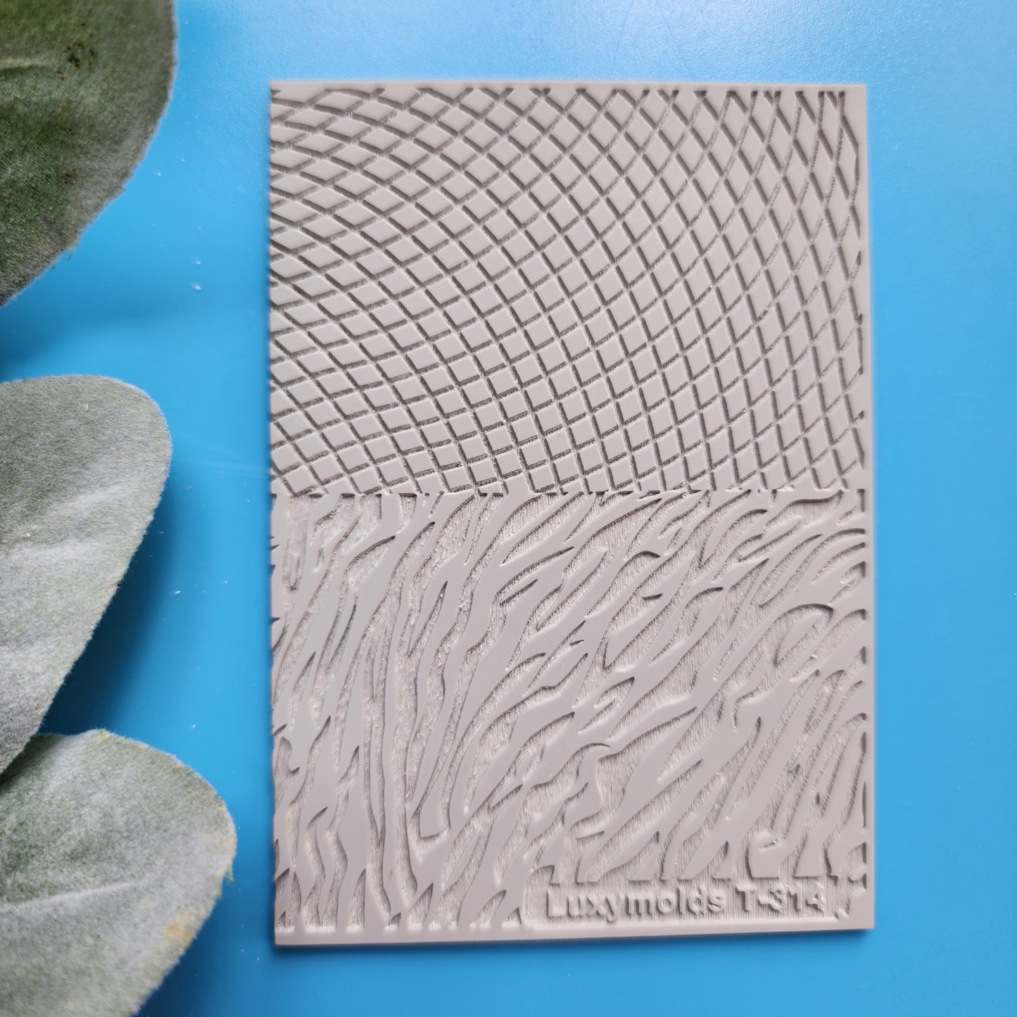 Polymer clay Texture tile Texture mat Clay stamp Polymer clay texture stencils "Texture" design clay texture Rubber mat T-314