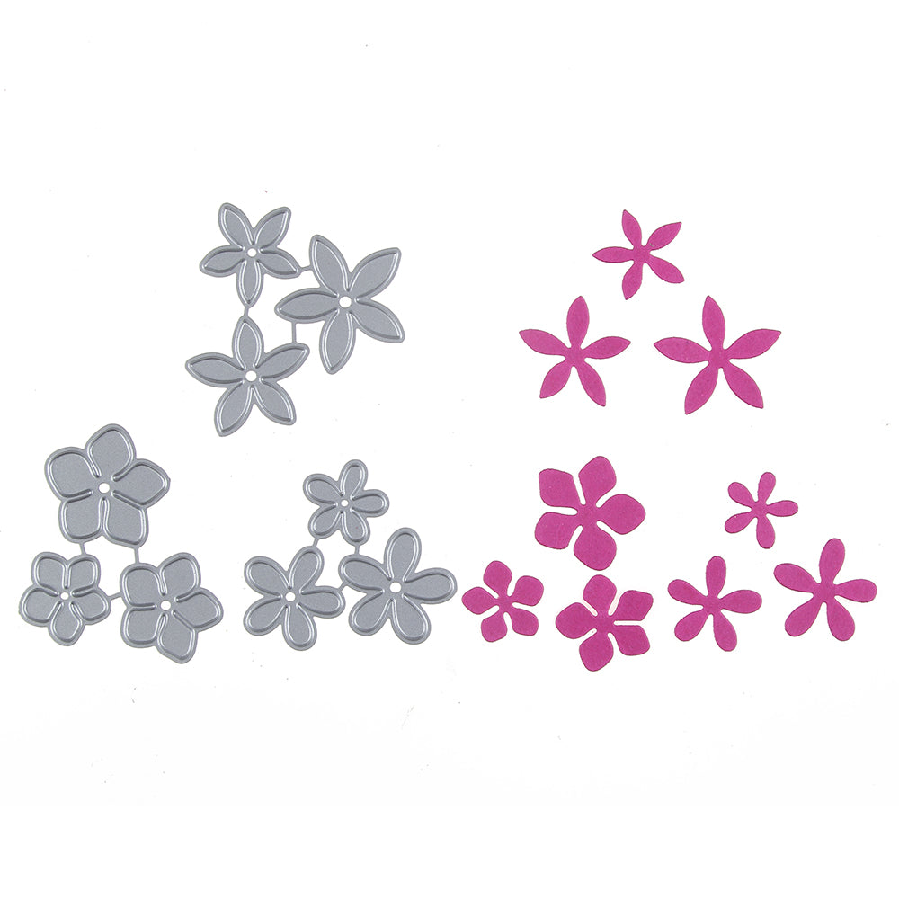 FLOWERS CUTTING DIES 3 SETS 9 PCS - Luxy Kraft
