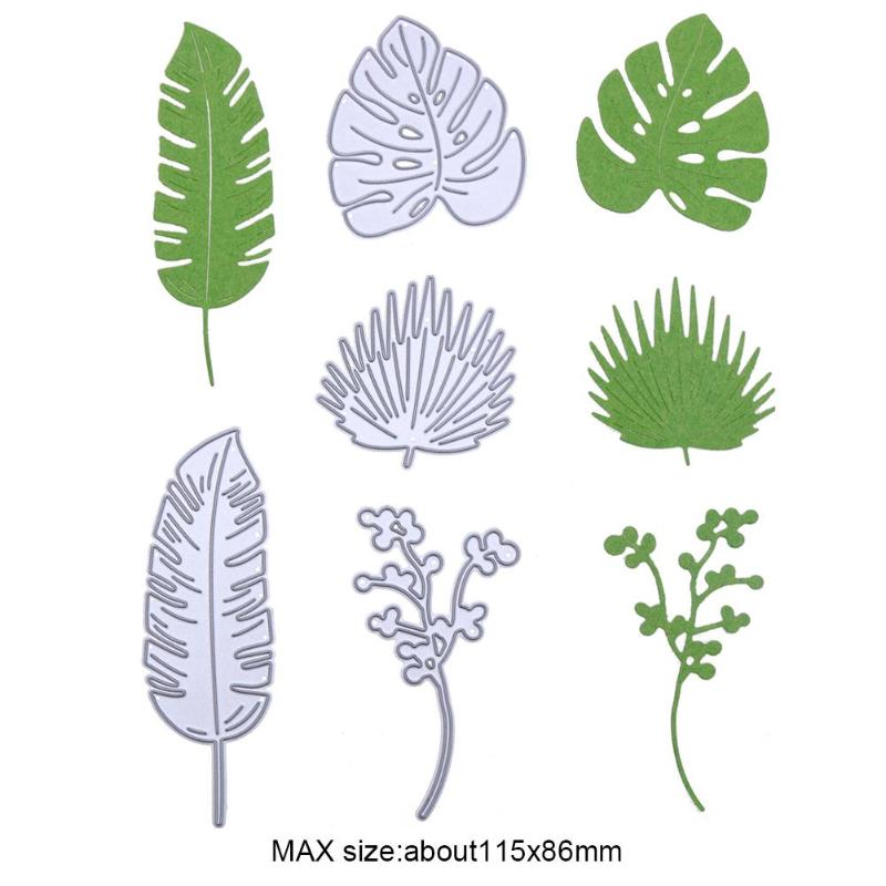 LEAVES PLANT CUTTING DIES 4 PCS SET - Luxy Kraft