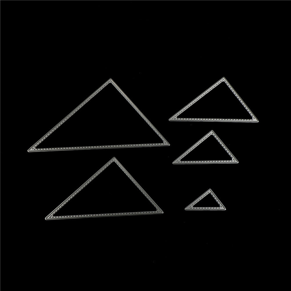 TRIANGLE SHAPE CUTTING DIES 5 PCS SET - Luxy Kraft