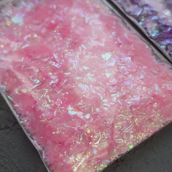 Rainbow hologram flakes glitter for Resin Epoxy crafts Resin tools Resin supplies