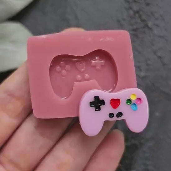 Silicone earrings mold / Silicone epoxy mold / Silicone stud earring moulds / Silicone UV resin molds / Game joystick jewelry mold/Clay tool