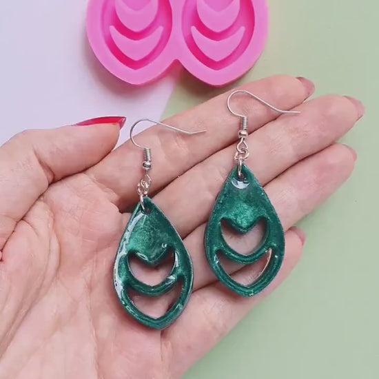 Earrings silicone mold for resin silicone molds for epoxy