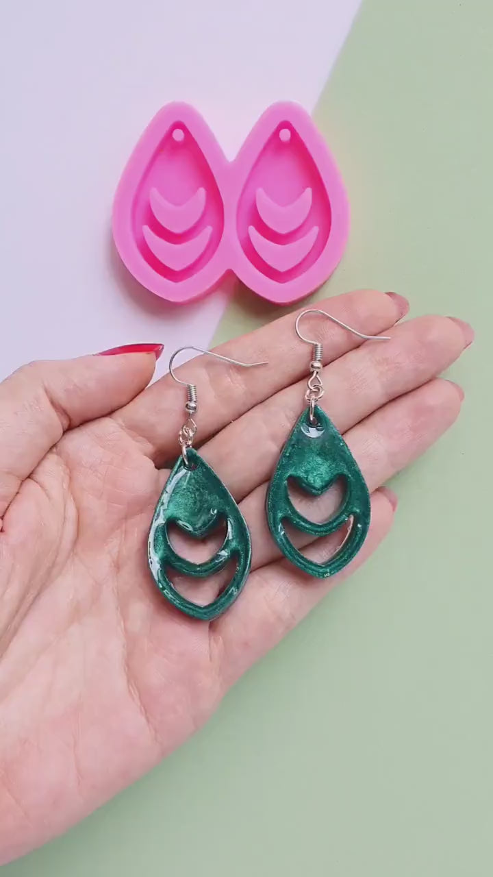 Earrings silicone mold for resin silicone molds for epoxy