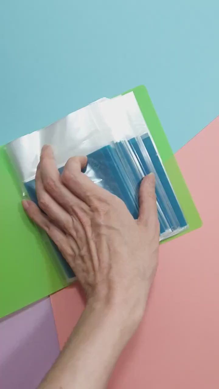Folder book for Silk screens stencils with 60 or 96 pockets