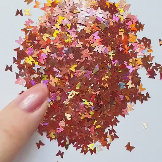 Sequins Butterfly Shape Hologram Chunky glitter for Resin Epoxy crafts