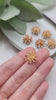 Flower centers Flower metal stamens Earrings components Earrings findings DIY jewelry Jewelry supplies Polymer clay supplies Cubic zirconia