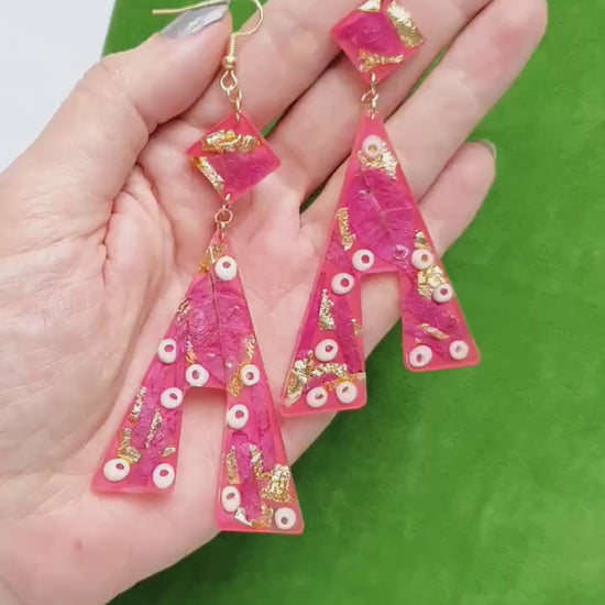 Silicone earrings mold for resin and epoxy 4 designs in 1 mold Geometry Jewelry mould