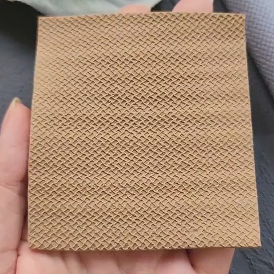 Polymer clay texture roller clay stamp 3D printed embossing