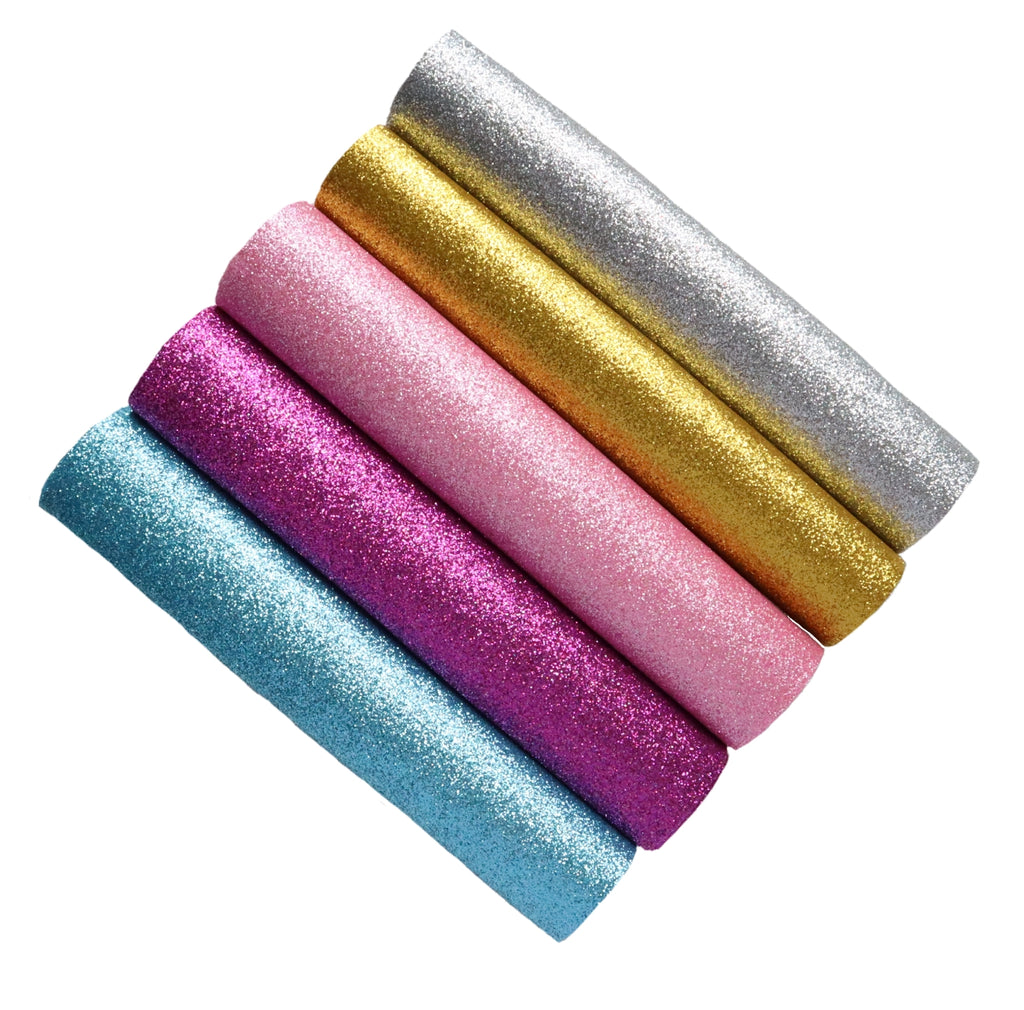 GLITTER FELT 1.5 MM BRIGHT COLOR 30X20 CM - Luxy Kraft