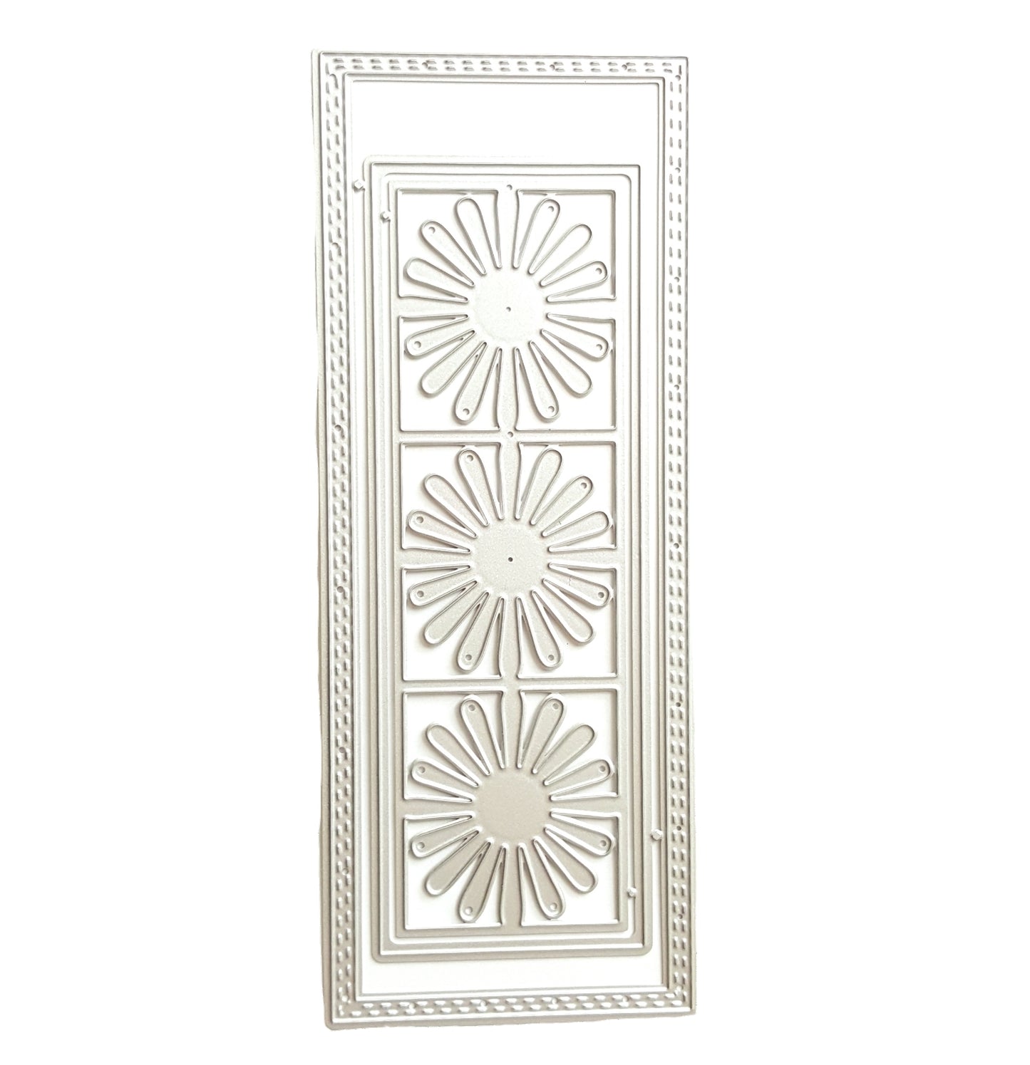 DAISY FLOWER FRAME CUTTING DIES 15.8x6.2 CM - Luxy Kraft