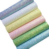 CHUNKY GLITTER FABRIC BABY VIOLET (FAUX LEATHER) 1 PCS - Luxy Kraft