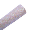 CHUNKY GLITTER FABRIC PINK PEACH (FAUX LEATHER) 1 PCS - Luxy Kraft