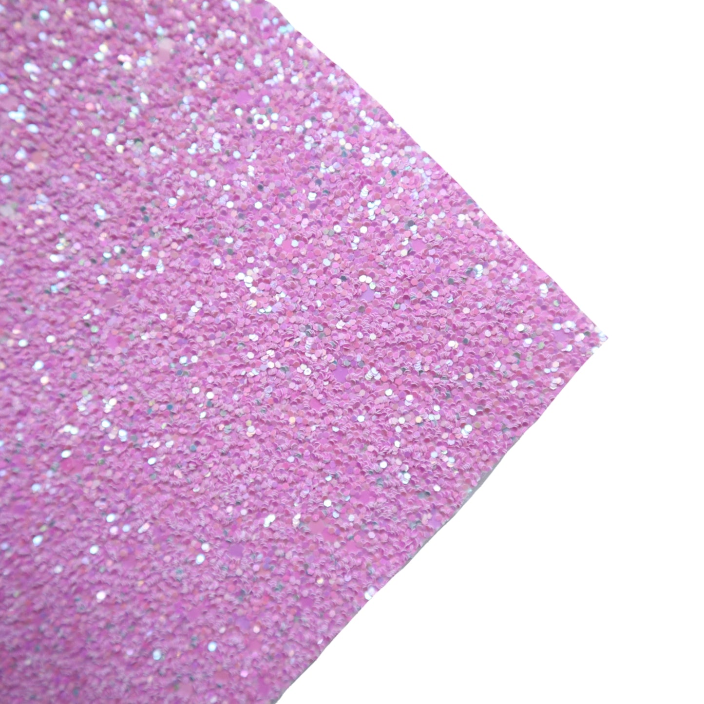CHUNKY GLITTER FABRIC LIGHT FUCHSIA (FAUX LEATHER) 1 PCS - Luxy Kraft