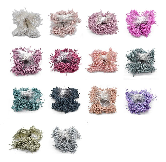 400 pcs (800 head) flower stamen 1.5 mm - Luxy Kraft