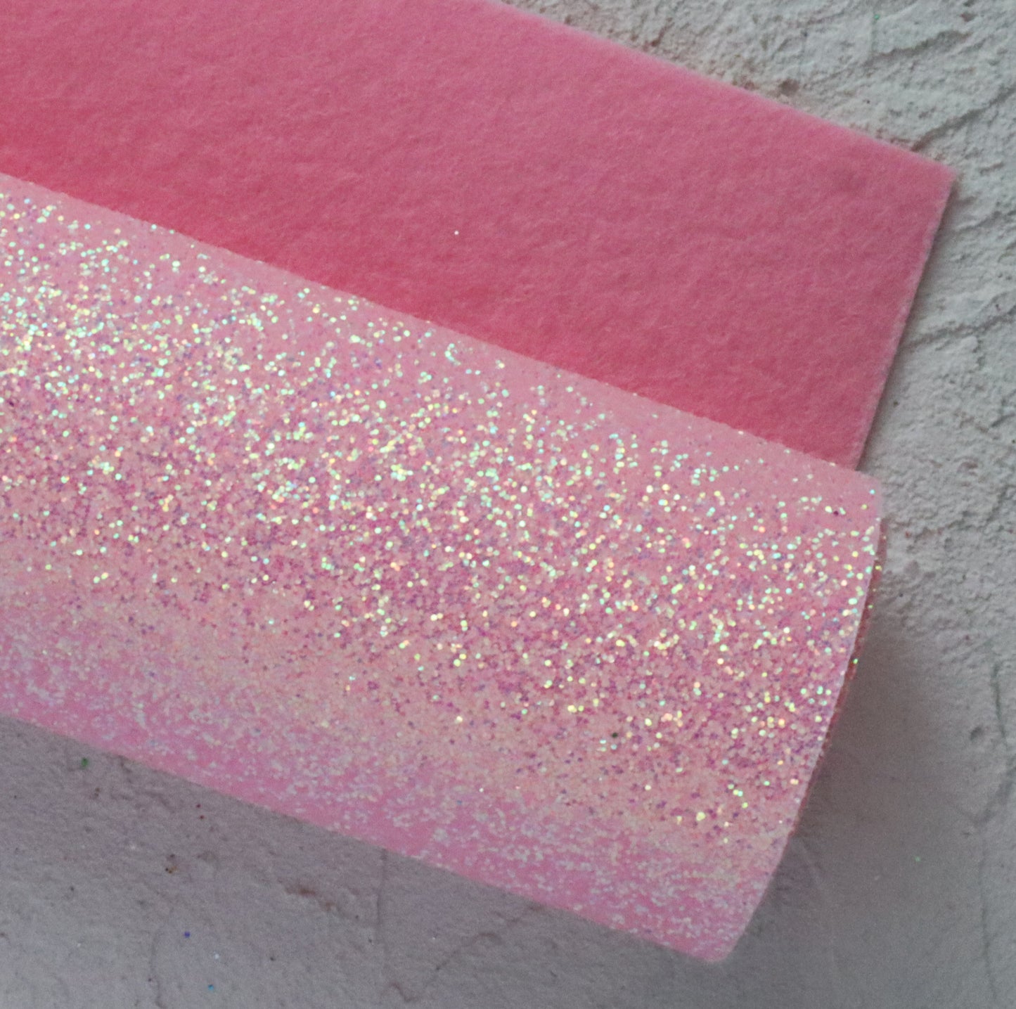 Glitter felt 1.5 mm pastel colors 22x17 cm - Luxy Kraft