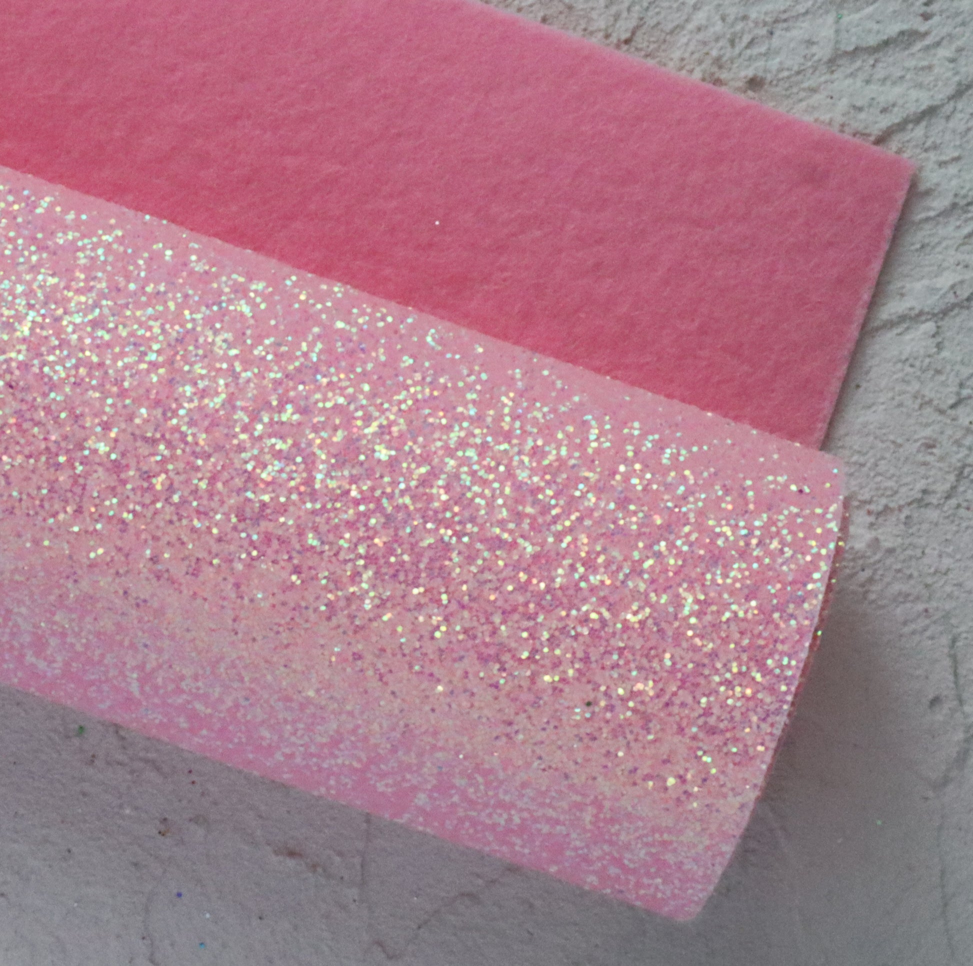 Glitter felt 1.5 mm pastel colors 22x17 cm - Luxy Kraft