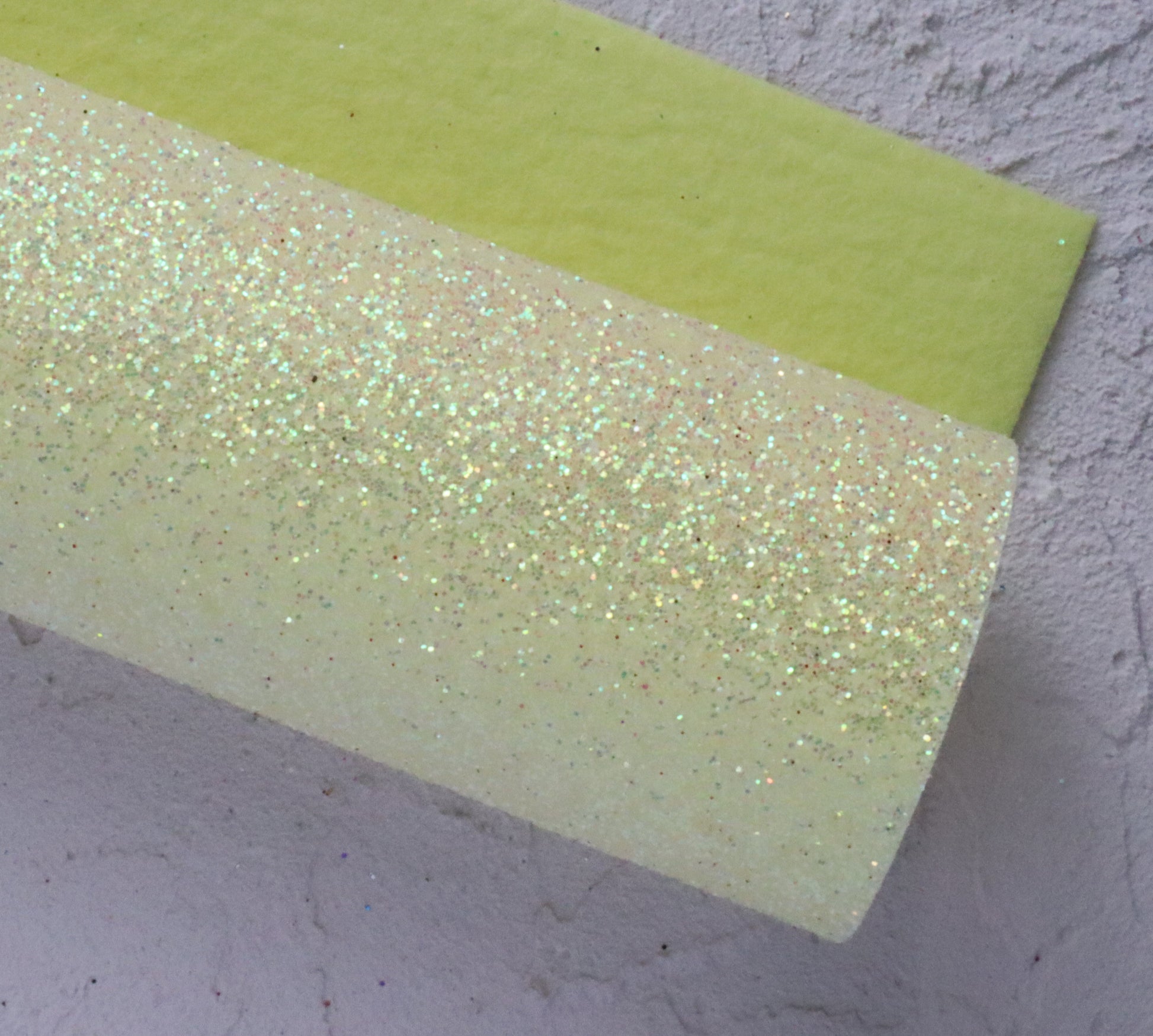 Glitter felt 1.5 mm pastel colors 22x17 cm - Luxy Kraft