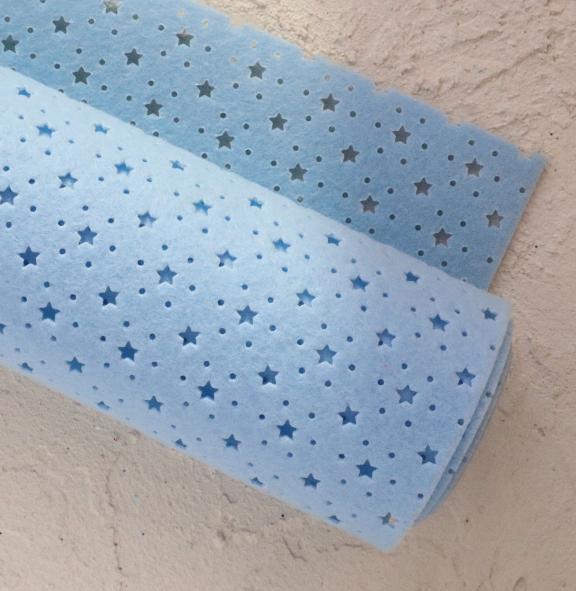 Felt perforated (punched) 1.2 mm pastel colors 20x26 cm - Luxy Kraft