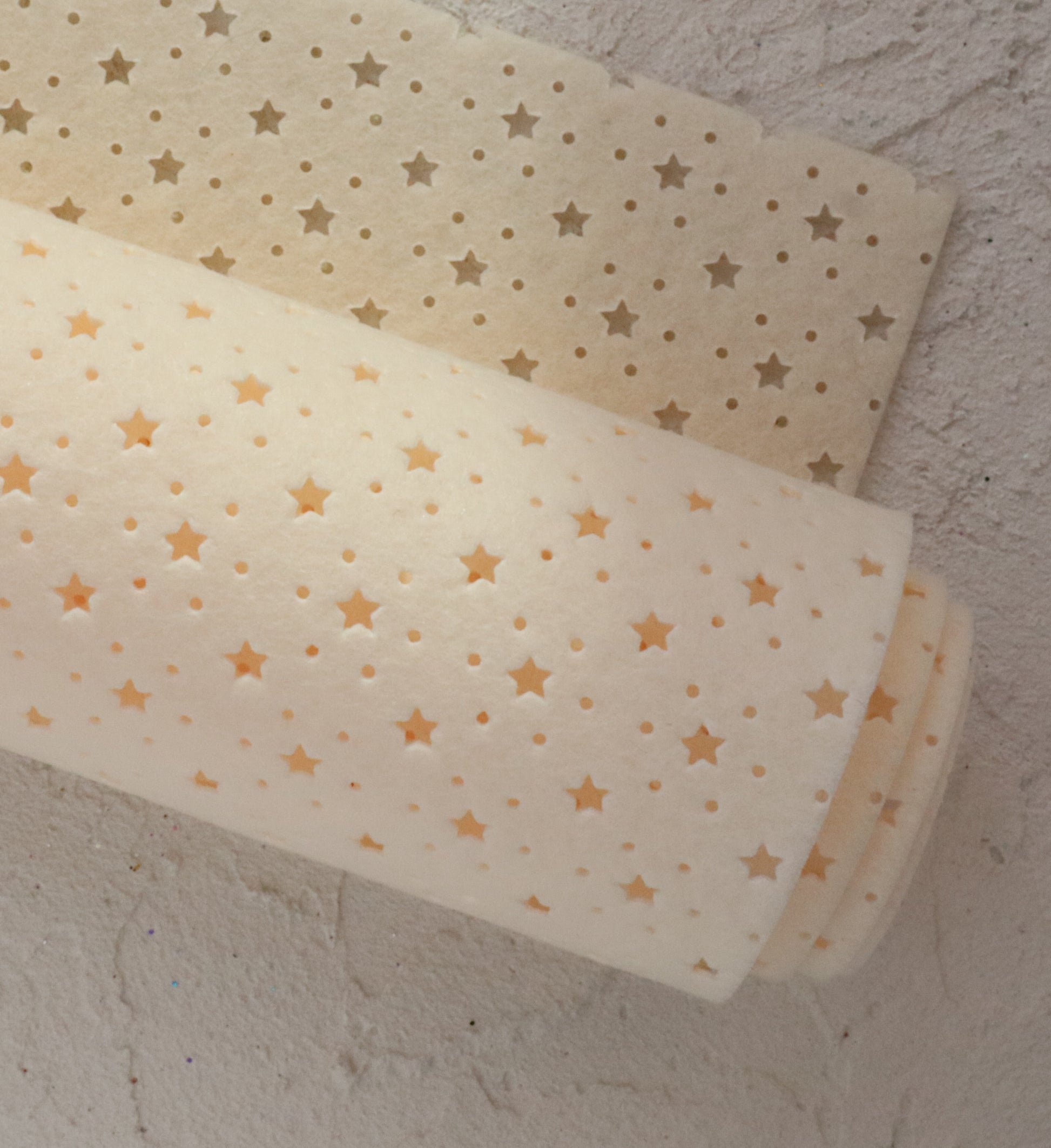 Felt perforated (punched) 1.2 mm pastel colors 20x26 cm - Luxy Kraft