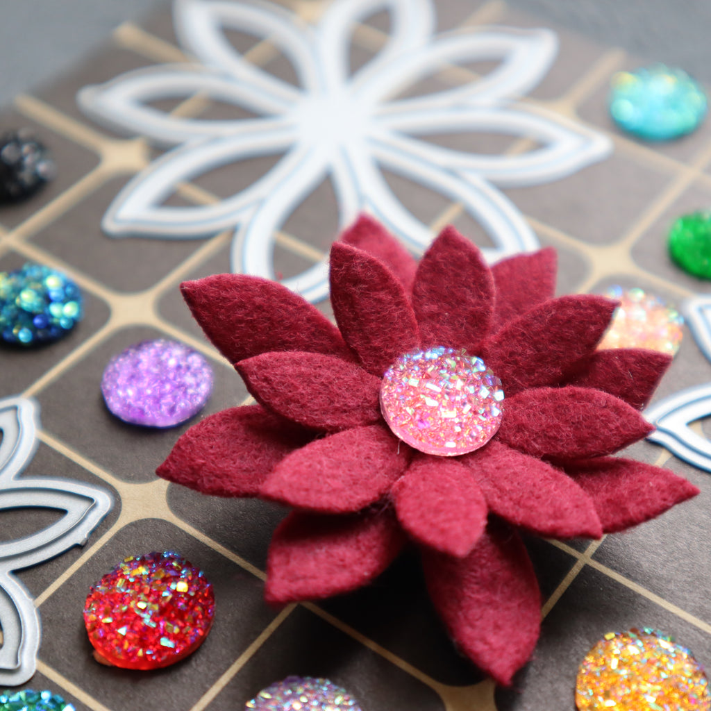 LOTUS FLOWER CUTTING DIES SET 3 PCS - Luxy Kraft