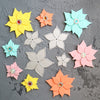 Flower Leaf cutting dies 4 pcs set - Luxy Kraft