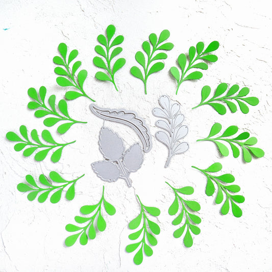 LEAVES CUTTING DIES 3 PCS SET - Luxy Kraft