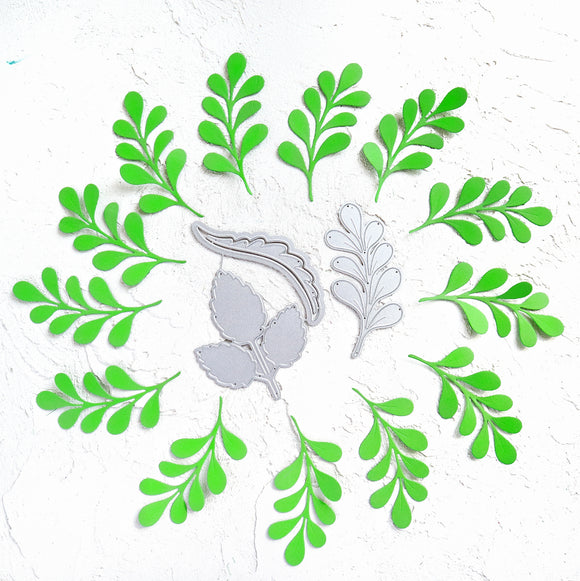 LEAVES CUTTING DIES 3 PCS SET - Luxy Kraft