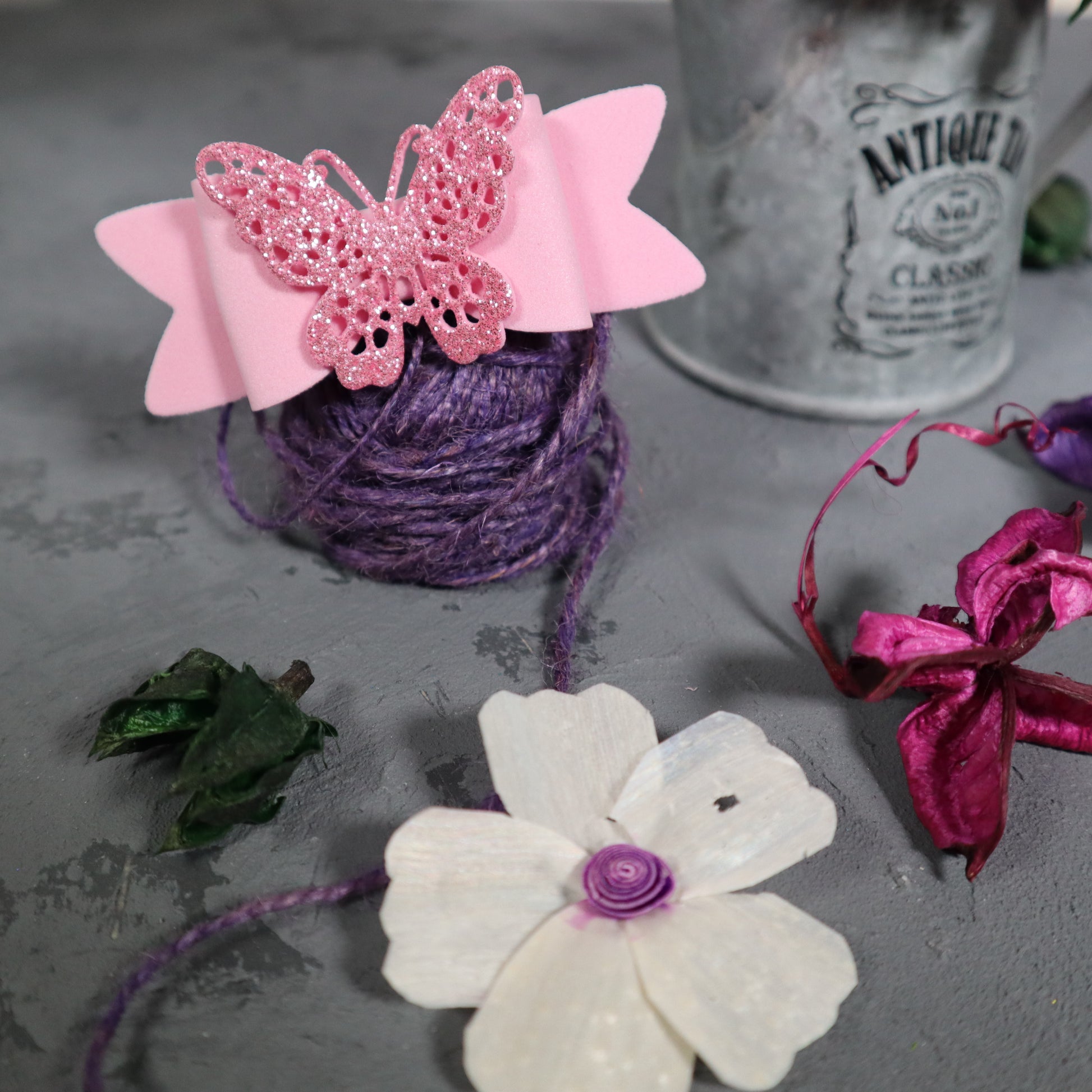 Bow butterfly cutting dies set - Luxy Kraft