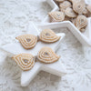 PEARL BOW BUTTON FOR BOW HAIR ACCESSORIES AND SCRAPBOOKING DECORATION 1 PCS - Luxy Kraft