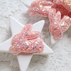 Chunky Glitter Bunny Rabbit patches 5x4 cm 4 pcs - Luxy Kraft