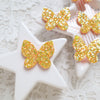 Chunky Glitter Butterfly patches 3.1x2.7 cm 10 pcs - Luxy Kraft