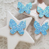 Chunky Glitter Butterfly patches 3.1x2.7 cm 10 pcs - Luxy Kraft