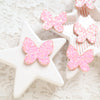 Chunky Glitter Butterfly patches 3.1x2.7 cm 10 pcs - Luxy Kraft