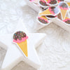 Resin Acrylic Planar Caboshones 4 pcs - Luxy Kraft