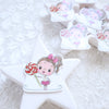Girls Resin Acrylic Planar Caboshones 4 pcs - Luxy Kraft