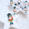 Resin Acrylic Planar Caboshones 4 pcs - Luxy Kraft