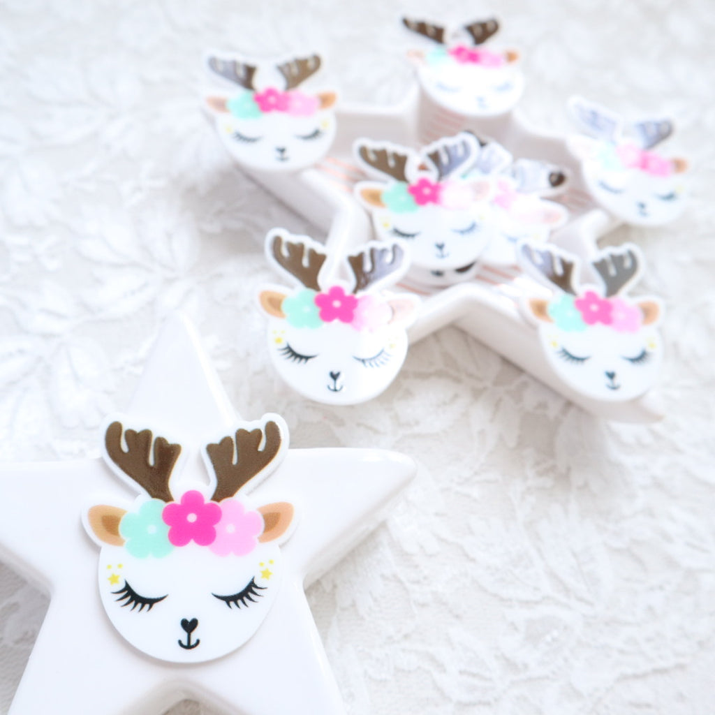 Resin Acrylic Planar Caboshones 4 pcs - Luxy Kraft