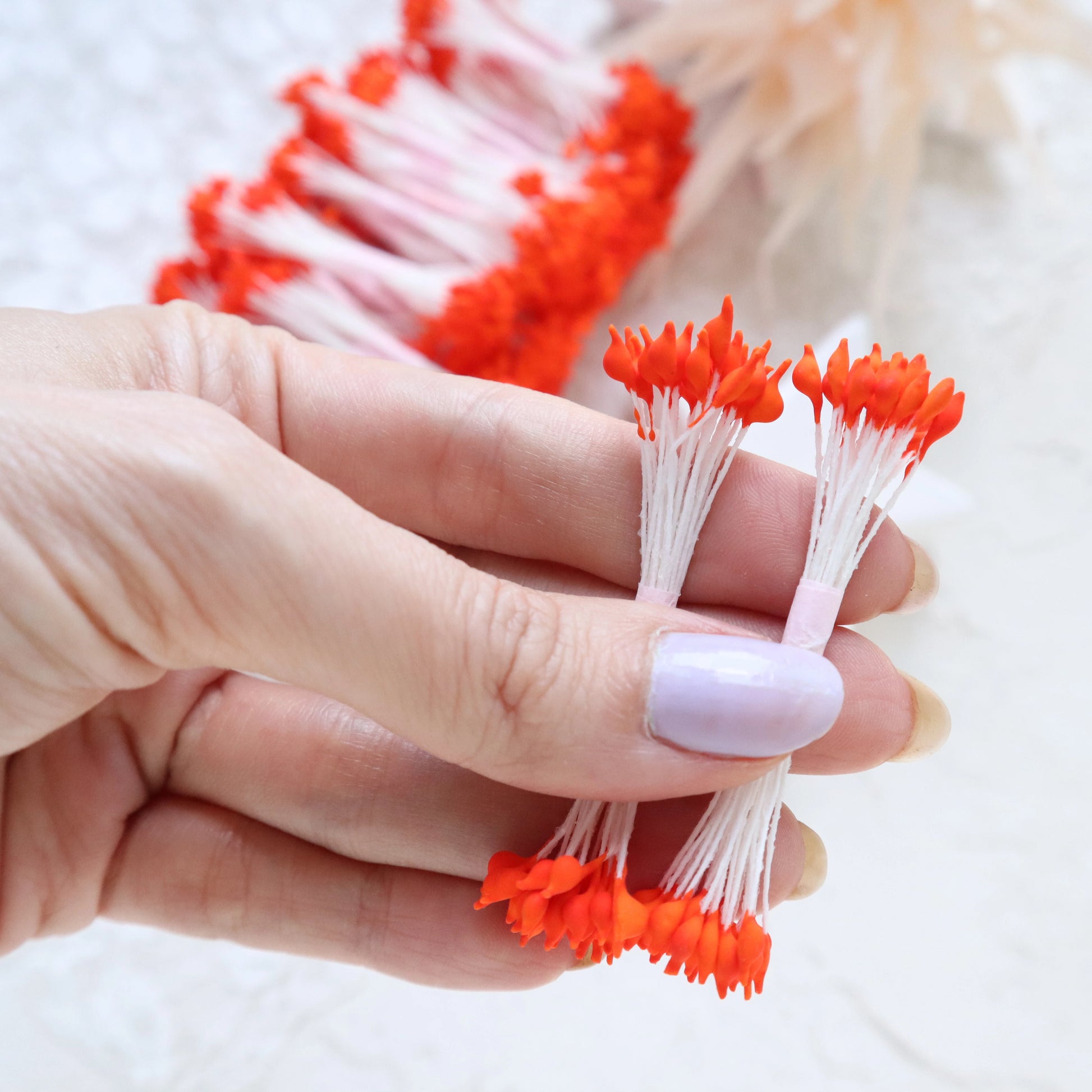 Thai flower stamens 2 mm 2500 pcs (5000 head) - Luxy Kraft