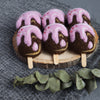 100% Wool needle felt Pink chocolate Ise cream 4.5 cm 1 pcs - Luxy Kraft