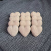 Wool needle felt heart blanks 4.5 cm - Luxy Kraft