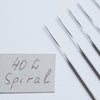 Spiral triangle felting needles 40G - Luxy Kraft