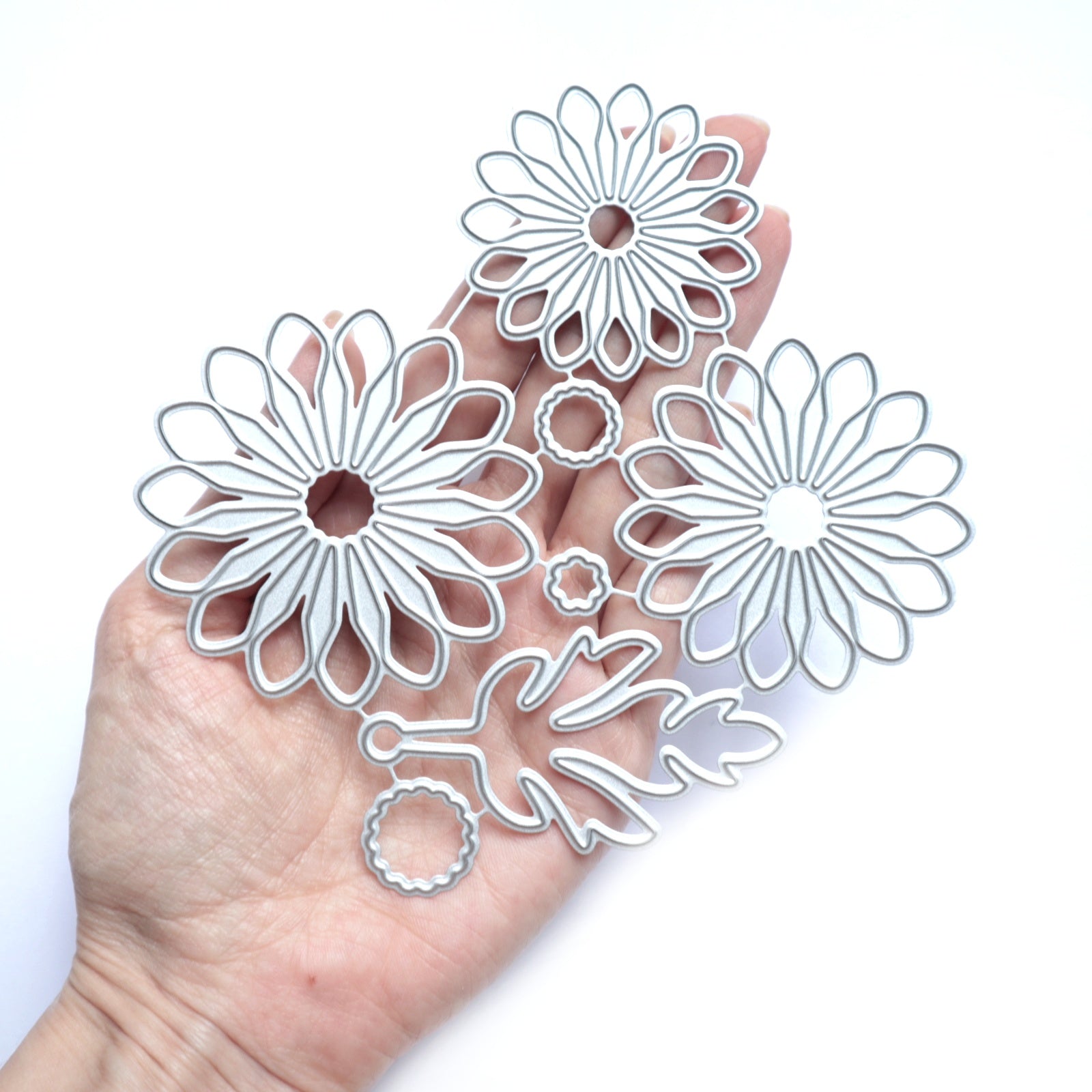 FLOWER CAMOMILE DAHLIA CUTTING DIES - Luxy Kraft