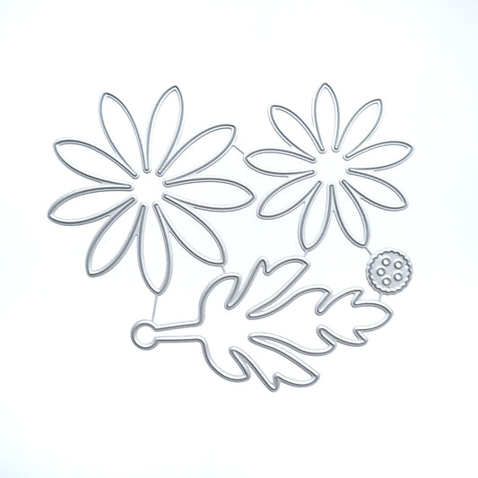 FLOWER LEAF CAMOMILE DAYSI CUTTING DIES - Luxy Kraft