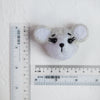 100% Wool needle felt Mouse Forest Animals 4 cm - Luxy Kraft