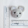 100% Wool needle felt Mouse Forest Animals 4 cm - Luxy Kraft