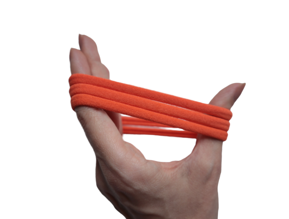 Carrot Nylon headbands one size fits all headbands - Luxy Kraft