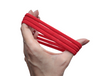 Red Nylon headbands one size fits all headbands - Luxy Kraft